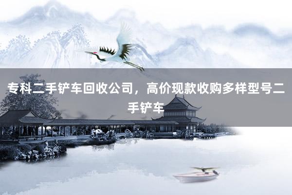 专科二手铲车回收公司，高价现款收购多样型号二手铲车